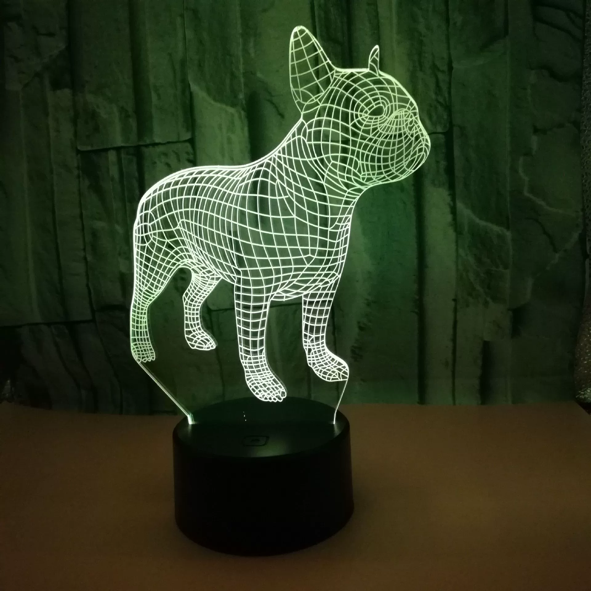 Ночной светильник, настольная лампа, 3D, пульт дистанционного управления