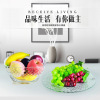 Italian vidivi high white white material glass fruit fighting home supplies fruit plate luxury series salad bowl thickened