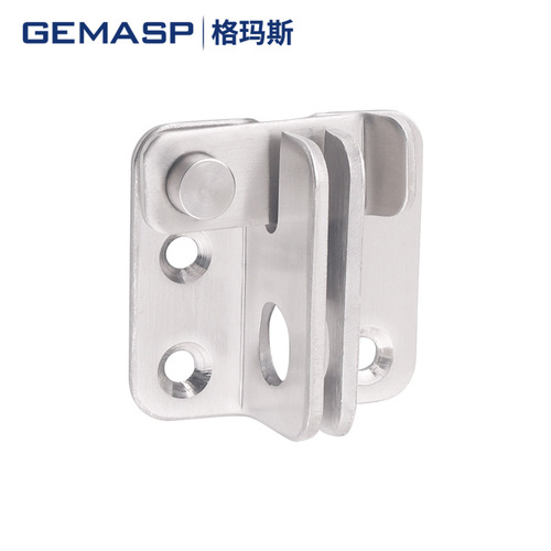 Thickened stainless steel bolt door bolt simple anti-theft door lock door buckle lock iron door wooden door hasp surface mounted padlock buckle