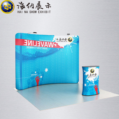 厂家直供培训会议速展快幕秀背景墙 定制展会背景板 速展快幕秀|ms