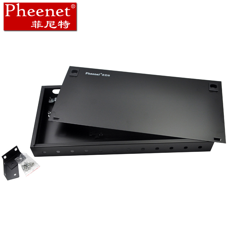 Pheenet菲尼特 12口24口FC/ST/SC/LC机架式光纤配线架 光纤终端盒