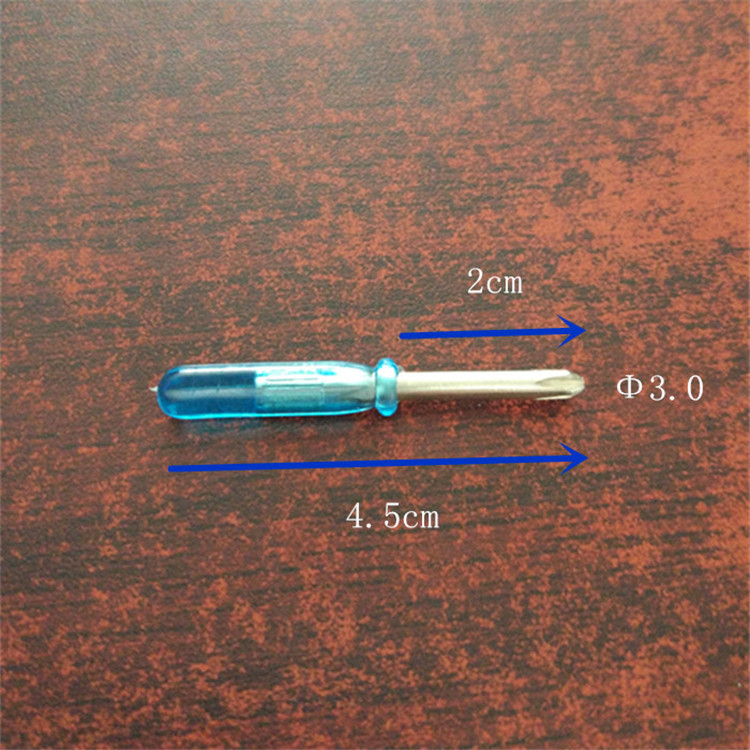 透明蓝柄3.0十字-1