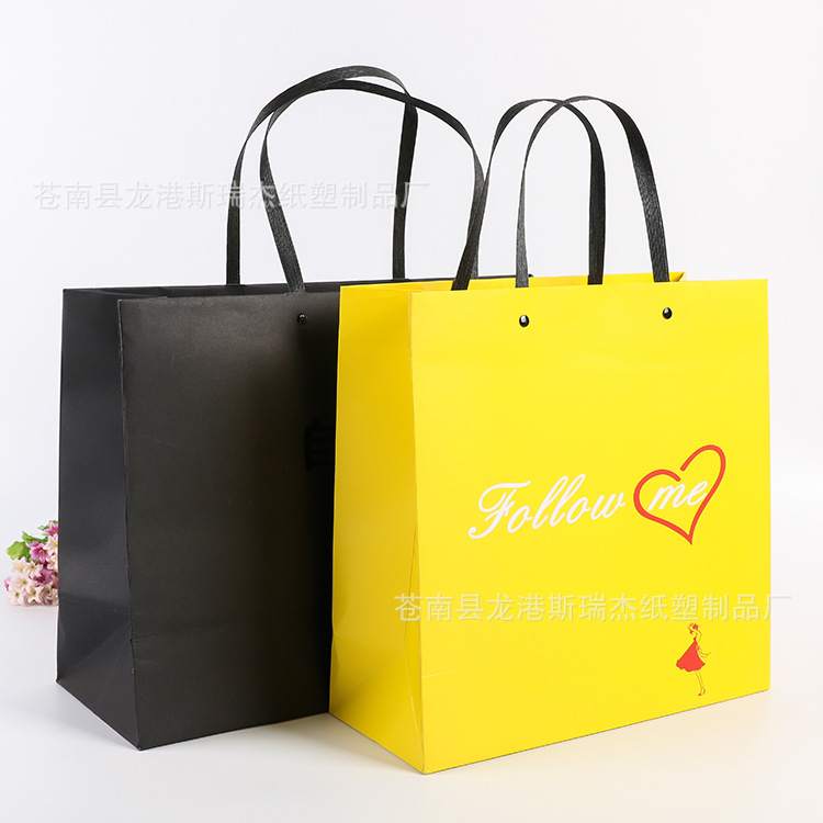 厂家定制印刷UV服装纸袋 批发LOGO设计定做购物包装礼品手提袋