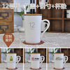 Creative bone porcelain ceramic cup with Gaga Mark Cup Coffee Tea Cup Gift Advertising Cup LOGO