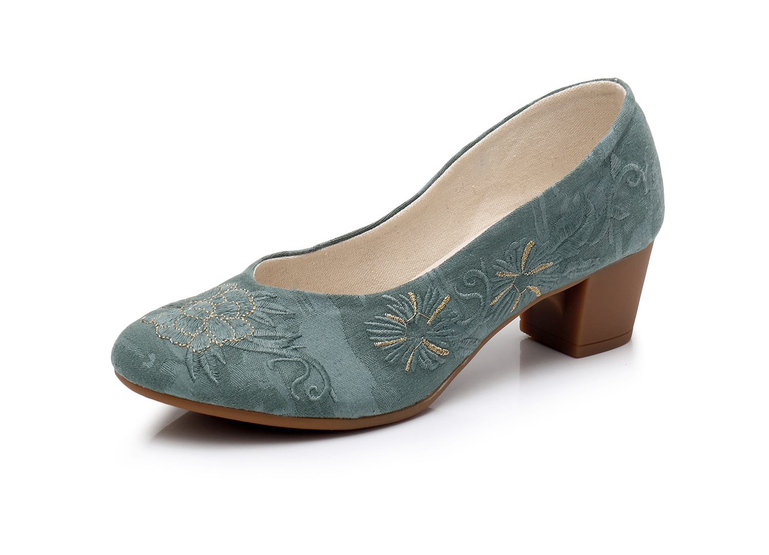 Mocassins femme en coton - Ref 3440432 Image 27