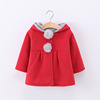 Autumn cute jacket with hood, suitable for import