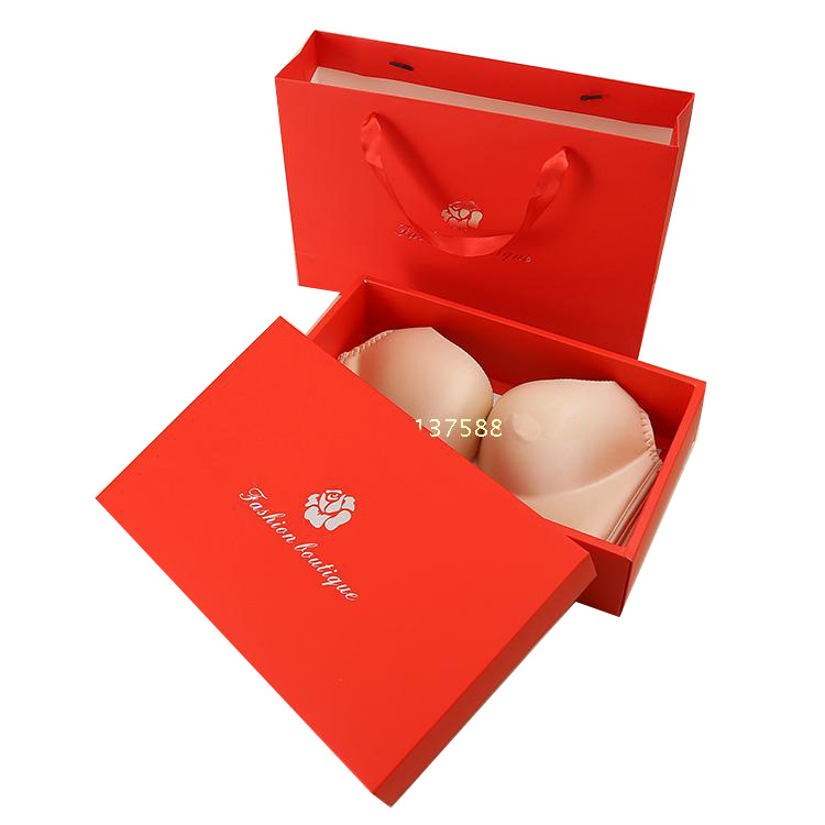 厂家印刷白卡纸盒 化妆品包装盒 内裤胸罩礼品包装彩盒