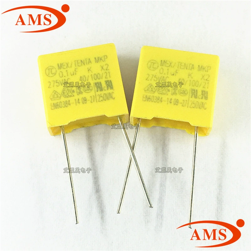 104K 275VAC 0.1UF 275V/104K расстояние ног 10мм X2 безопасность емкость новая оригинальная