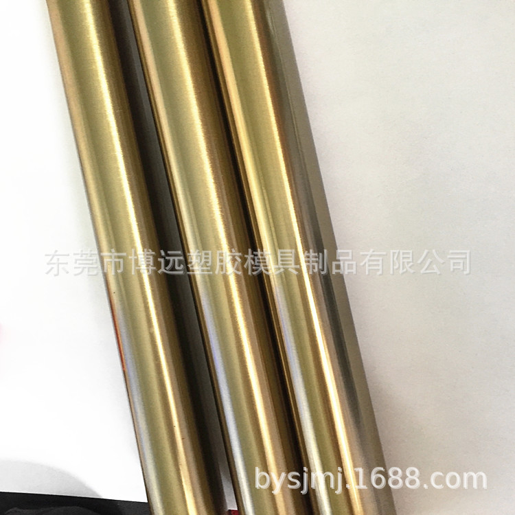 不锈钢管电镀加工 金色电镀  镀金镀银镀镍镀锌加工 七彩电镀加工