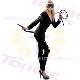 节日派对服装 性感猫女连体装 角色扮演 舞台表演服13CA104