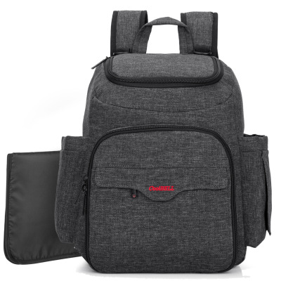 新款多功能尿布包韩版时尚双肩妈咪包户外休闲母婴袋时尚潮人定制