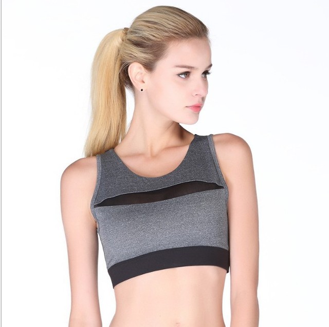 A New Kind of Sexy Yoga Bra Fast-drying Air-permeable Ring-free Cross-strapped Beautiful Back Running Underwear