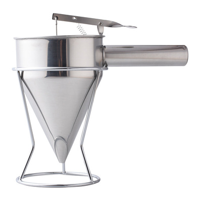 Stainless steel strip piston cone funnel Small octopus balls tool Spring funnel Dispenser commercial Bracket