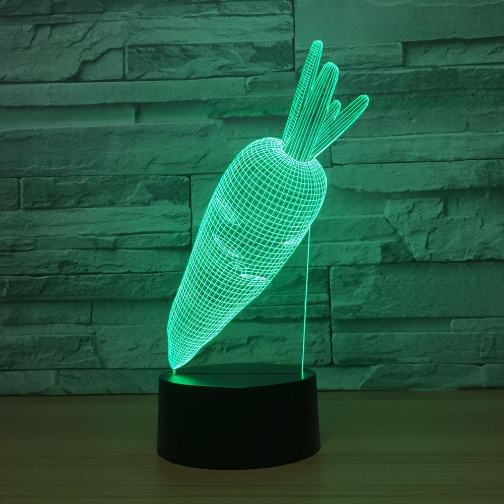 3D立体错觉灯 跨江大桥七彩触摸变色视觉灯 亚克力