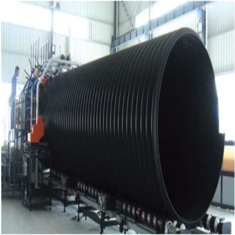 埋地排水用HDPE钢带增强螺旋波纹管 排水排污DN300钢带增强波纹管