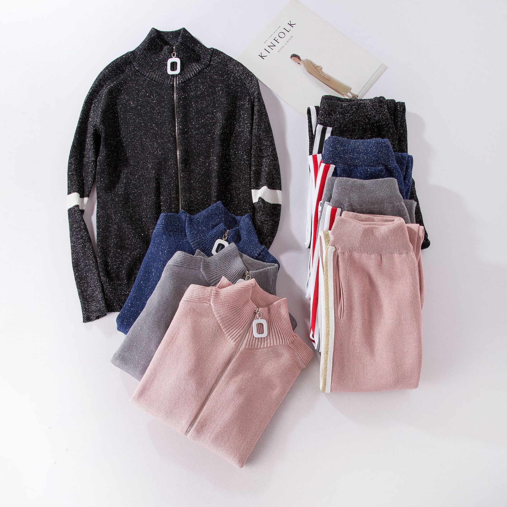 Costume femme en Mélange de fibres chimiques - Ref 3333897 Image 14