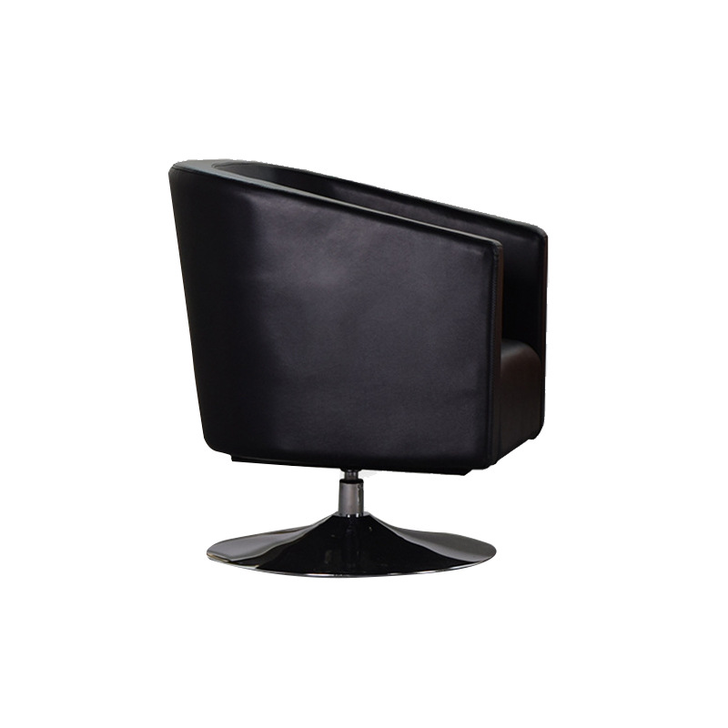簡約時尚半圓靠背洽談椅 接待椅轉動椅固定腳家用椅 沙發椅定制