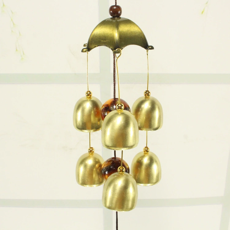 Creative full metal pendant, hat, decorations, double-layer metal small bell