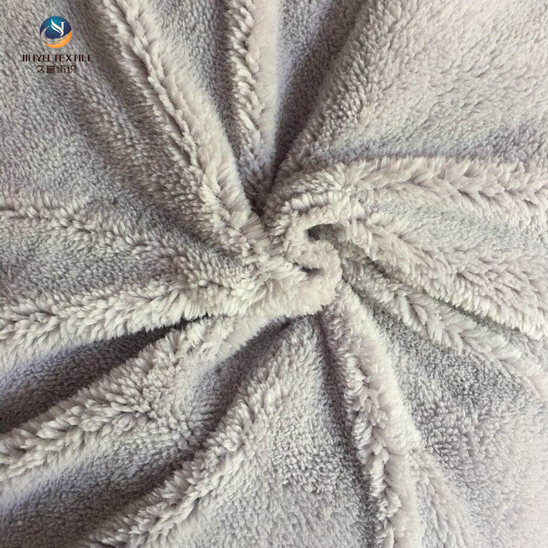 厂家直销高品质涤纶舒棉绒玩具面料秋冬保暖面料定做各种规格