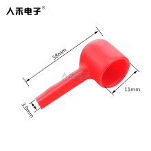 廠家直銷線纜接頭護套,煙斗型冷壓端子護套,絕緣,阻燃,接線保護套