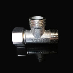 Factory wholesale stainless steel 1/4" slip coupling tee inner outer outer tee inner outer slip water heating fitting