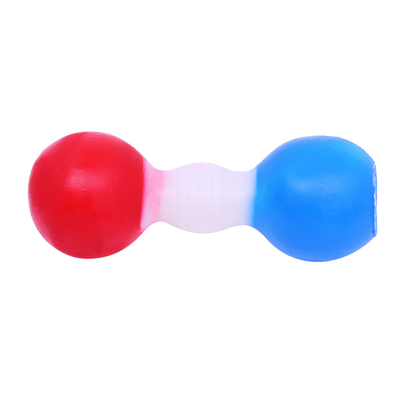 Fábrica al por mayor juguete para mascotas con mancuernas juguete de vinilo entrenamiento perro lanzando suministros de juguete para perros