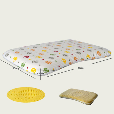 纯棉布0-1-3岁慢回弹婴儿枕 新生儿记忆枕  透气枕 0-1岁儿童枕|ru