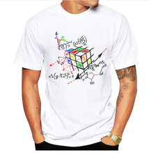 時尚數學工作設計男士t恤短袖潮款圓領上衣