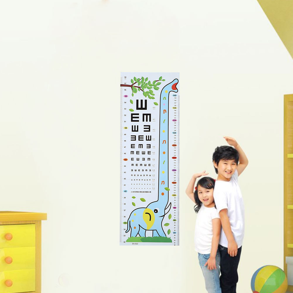 （中性）儿童身高 视力表墙贴 颜色->SA-022