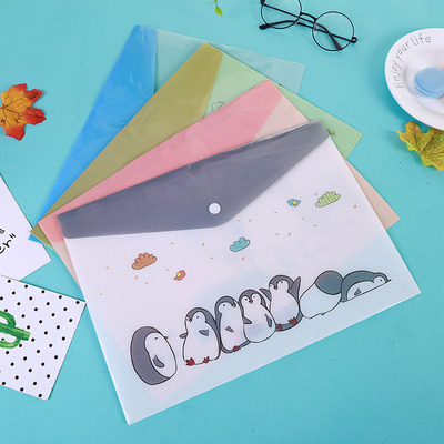 厂家直销热卖可爱卡通透明文件袋文件包学生文具办公收纳工具批发|ru