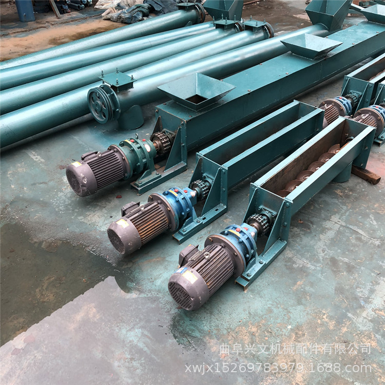 移动式螺旋输送机 159管径粉体陶瓷粉蛟龙上料机 管式自动送料机