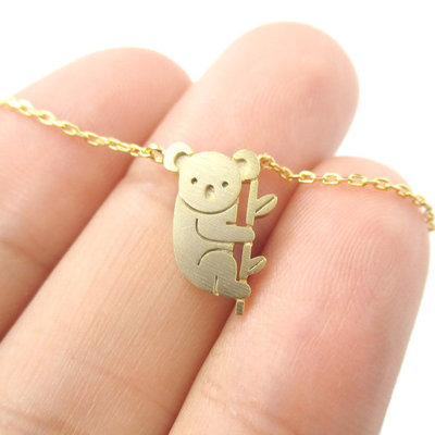 Cute Animal Koala Bear Pendant Bracelet Anklet Gold Silver Bracelet Wholesale display picture 5