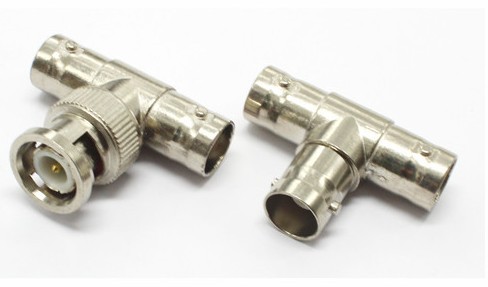 BNC "T"1公对2母  安防配件BNC