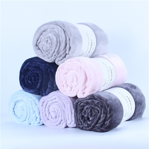 Flannel Air Conditioning Blanket Coral Fleece Blanket Leisure Napping Sofa Blanket Exhibition Gift Exhibition Inventory Manufacturer