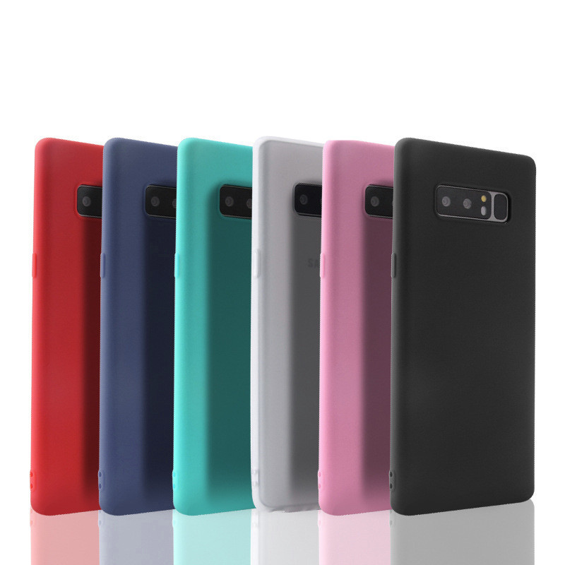 Suitable for Samsung NOTE8 Phone Case Candy Solid Color Drop-resistant Case Full Coverage tpu Protective Case Frosted Soft Case Suitable for Samsung NOTE8 Phone Case Candy Solid Color Drop-resistant Case Full Coverage tpu Protective Case Frosted Soft Case