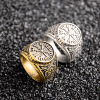 Men's Scandinavian retro ring, accessory