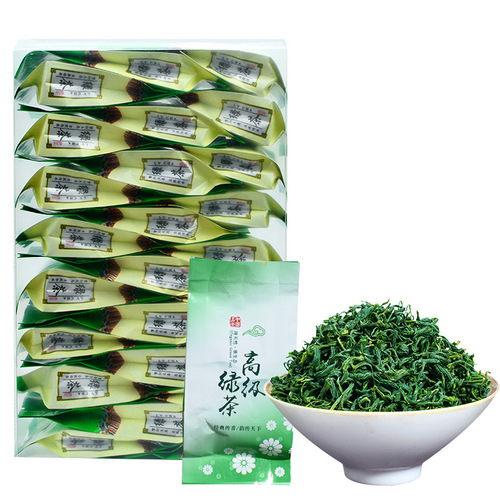 Wholesale mountain cloud mist green tea spring tea fragrant tea new tea Biluochun Maojian independent small bubble bean fragrant green tea PC box