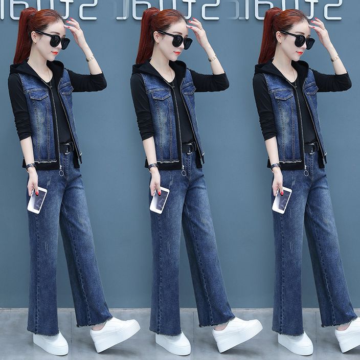 Gilet femme en Denim coton - Ref 3316771 Image 4