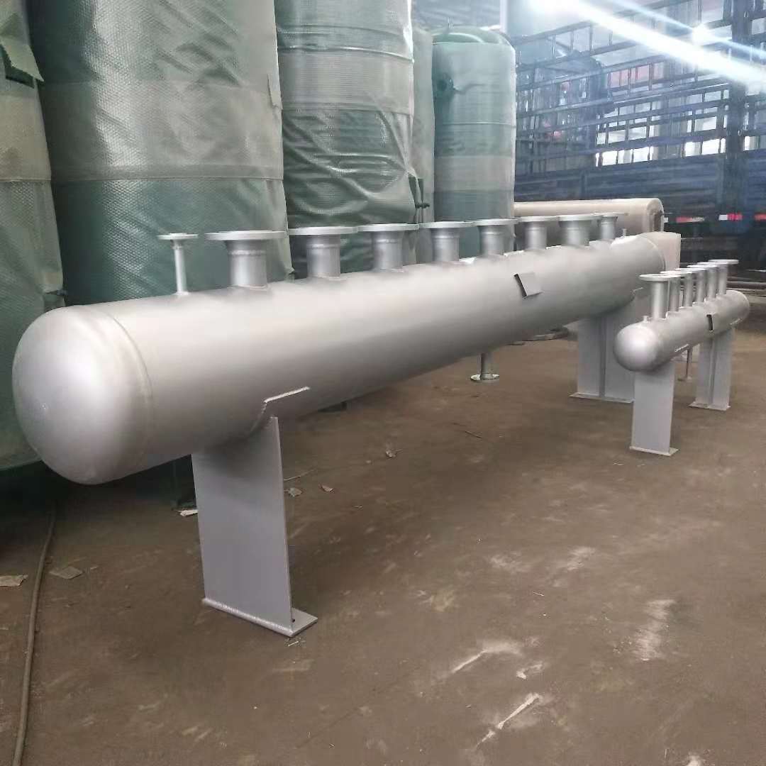 青岛信泰压力容器厂家化工分汽缸卧式蒸汽分气缸氧气分气缸空气缸