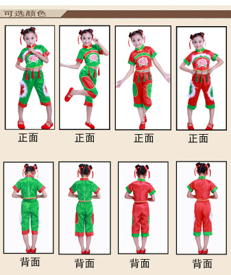 2021 new pattern Children's costumes girl Nation Younger service Costume New Year's Day child Dance costume wholesale