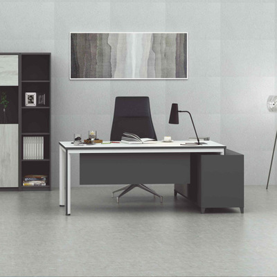 老板桌办公桌简约现代主管桌经理桌大班台单人位电脑桌椅组合家具