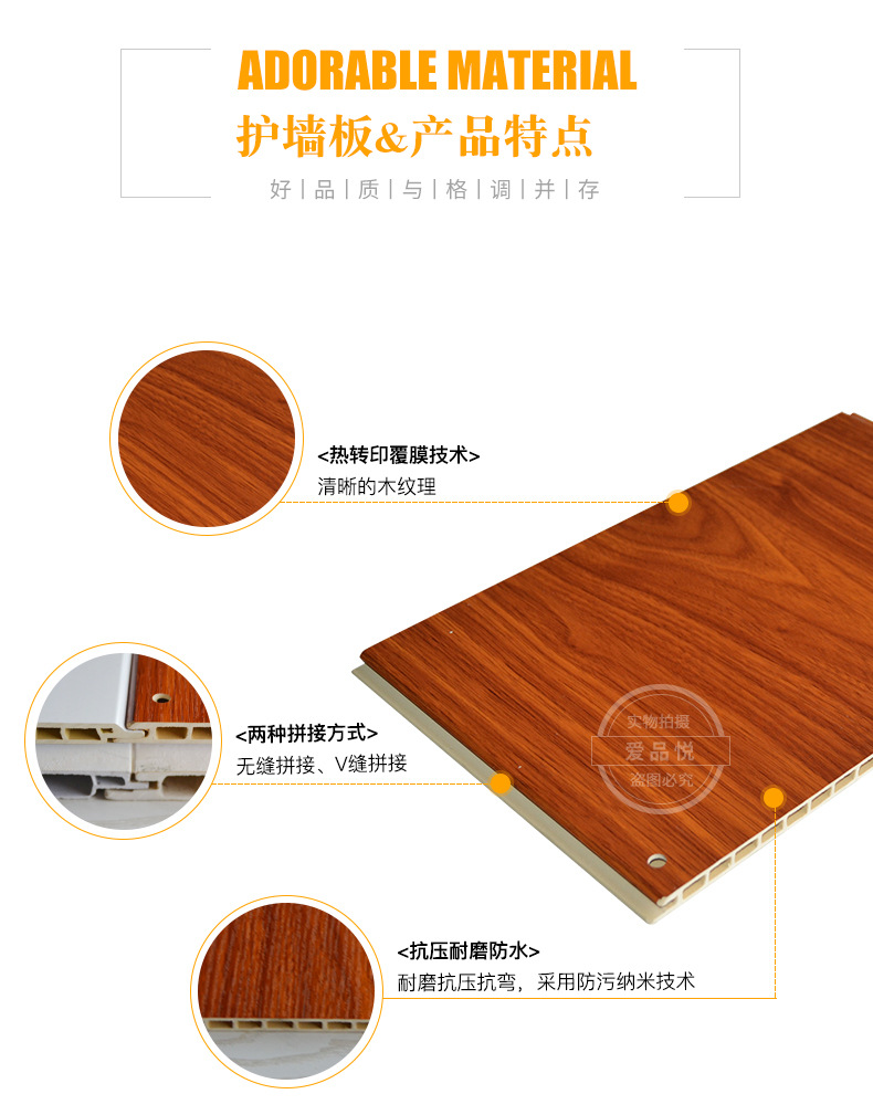 全屋整装木纹系列护墙板竹木纤维集成墙面板室内装修平缝墙板 集成墙面货源 买卖货源网