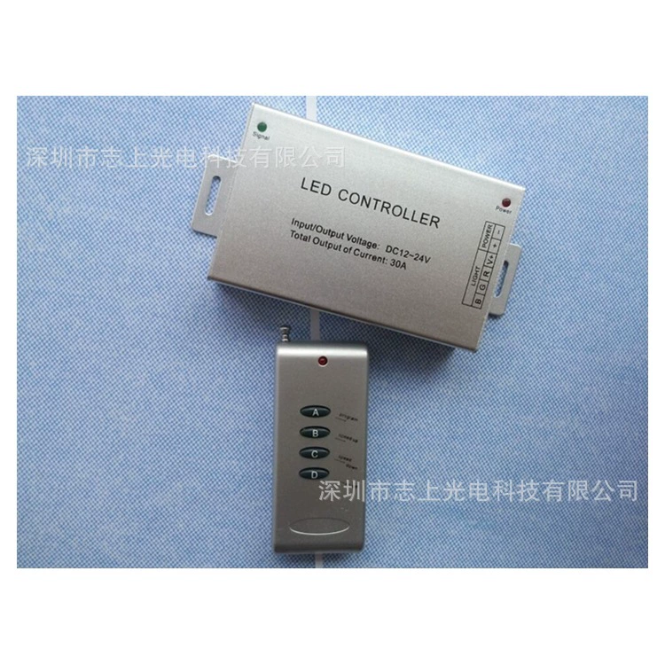 LED контроллер, цветная беспроводная световая лента, 4 кнопки, 12V, 24V, высокая мощность, 720W