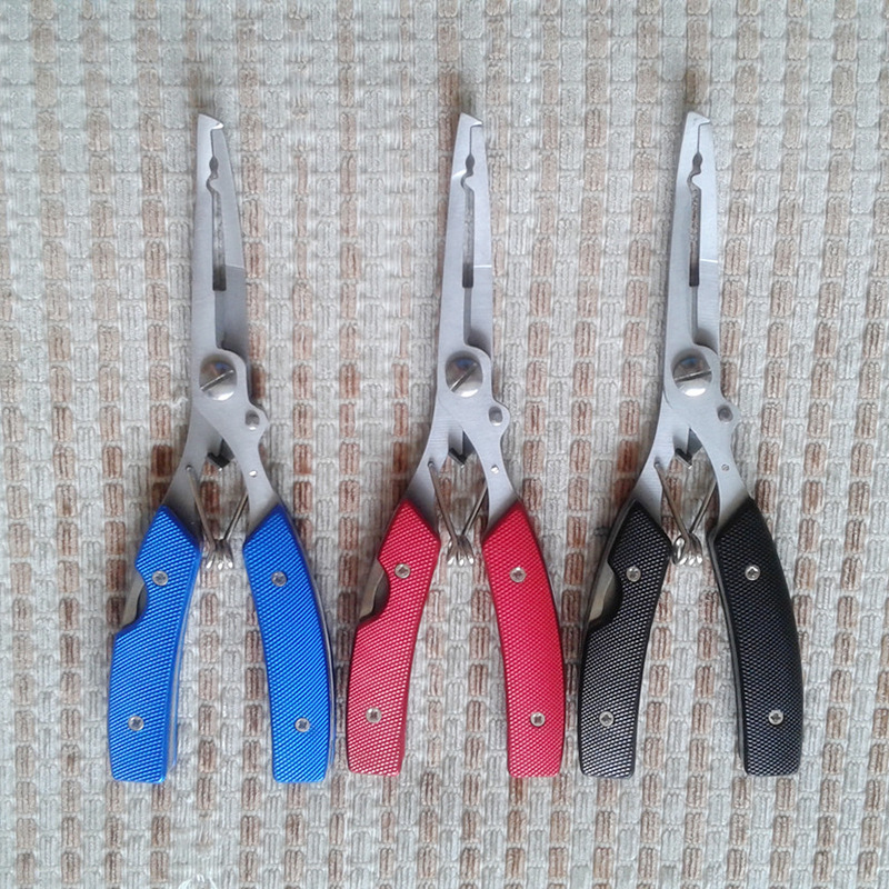 厂家直供 LR882铝柄路亚钳 钓鱼钳 户外用品多用户外钓鱼钳