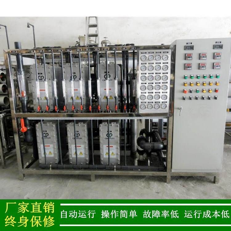 【18兆欧高纯水】高纯水制备系统 大型二级反渗透+EDI超纯水设备