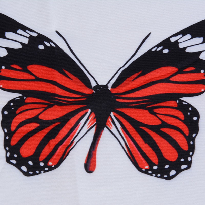 Unisex T-shirt Kurzarm T-shirts Drucken Mode Schmetterling display picture 11