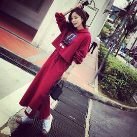 秋装女2019新款套装时尚小清新女神卫衣裙子网红早秋两件套俏皮潮