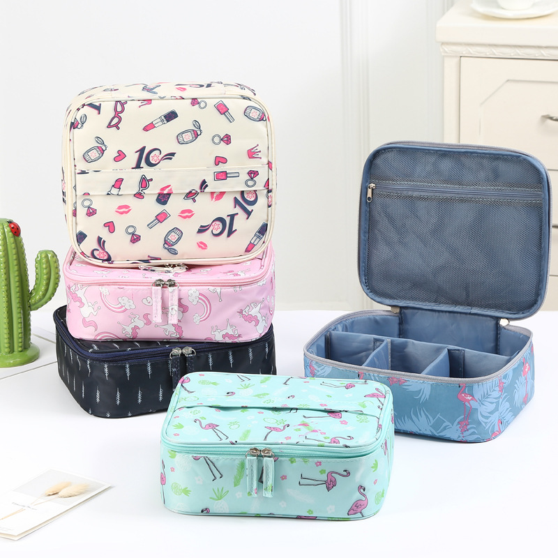 Cosmetic bag travel multi-functional wat...