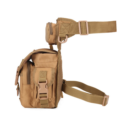 Factory wholesale waterproof Oxford cloth army camouflage style shoulder crossbody reporter photography sports new leg bag
