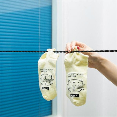 Outdoor clothes drying rope with suction cup, multi-functional clothes hanging tool, household portable rope, no need to punch holes